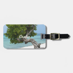 Divi Divi Träd i Aruba Bagagebricka