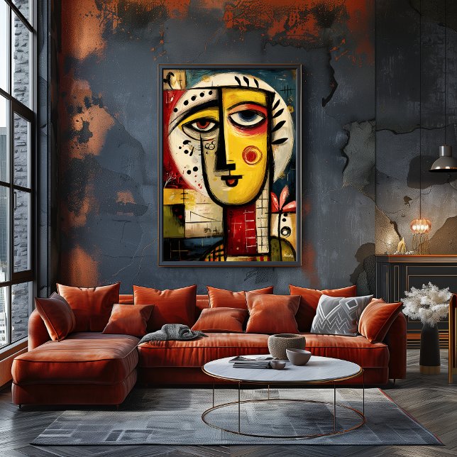 Divided Presence — Contemporary Abstract  Poster (Skapare uppladdad)