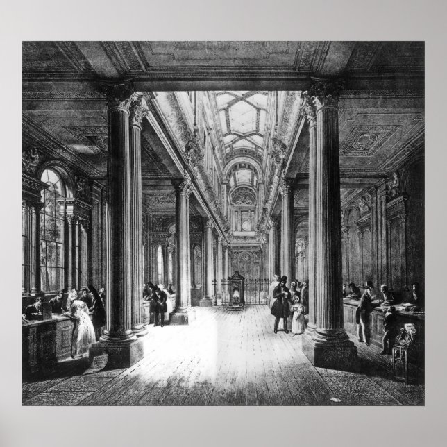 Dividend Office, Bank of England Poster (Framsidan)