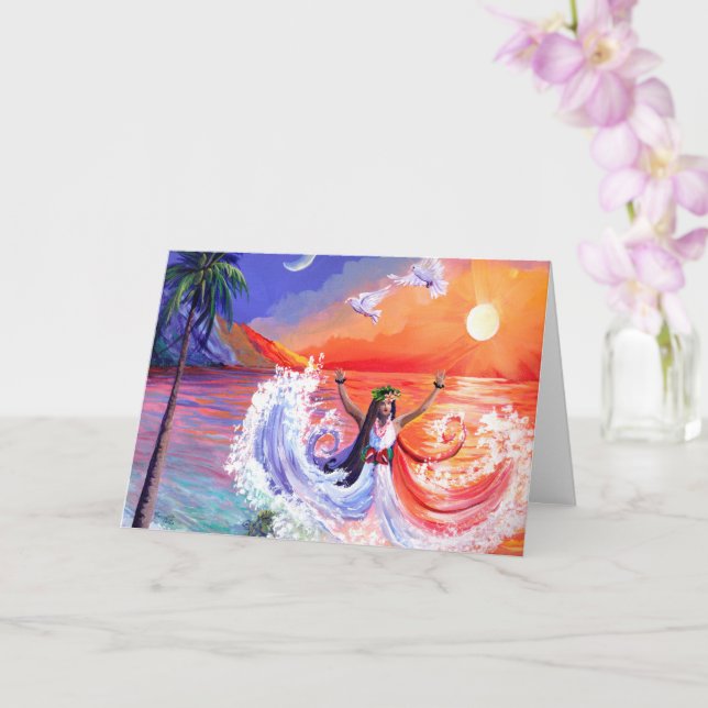 Divin Feminina Gudinnekort Kort (Orkide)