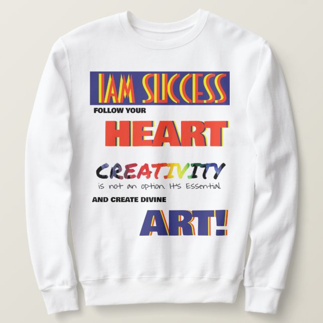 DIVIN KONST LÅNG ÄRMAD TRÖJA (Design framsida)