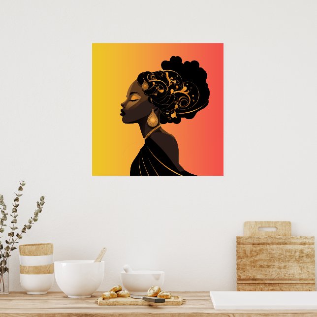 DIVINA FEMININITET #3 POSTER (Kök)