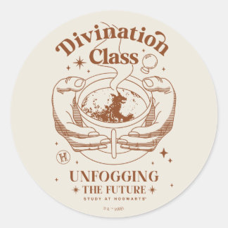 Divinationsklass - Tappa ur framtiden Runt Klistermärke