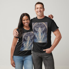 divine angel vintage anti-Halloween real art T Shirt