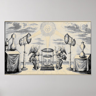 Divine Änglar of Alchemy Poster