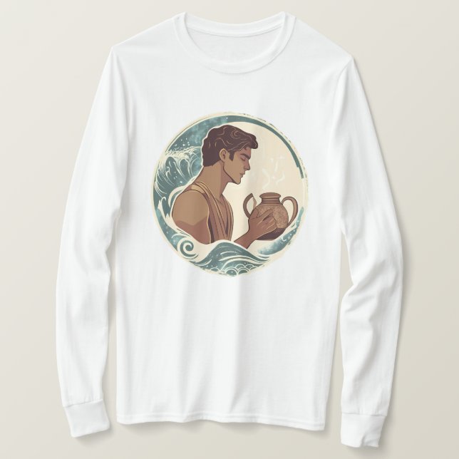 Divine Aquarius T Shirt (Design framsida)