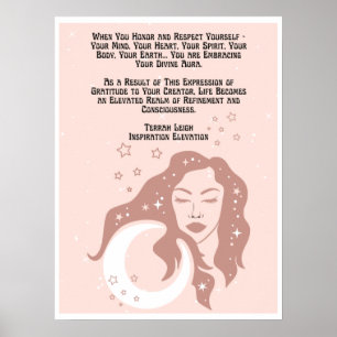 Divine Aura Poster av Terrah Leigh Tullie