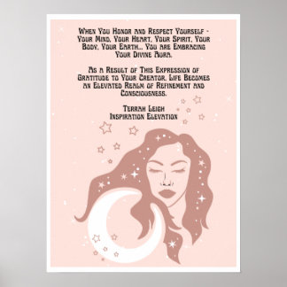 Divine Aura Poster av Terrah Leigh Tullie