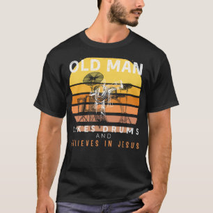 "Divine Beats: Grumpy Old Mans Jesus Groove with D T Shirt