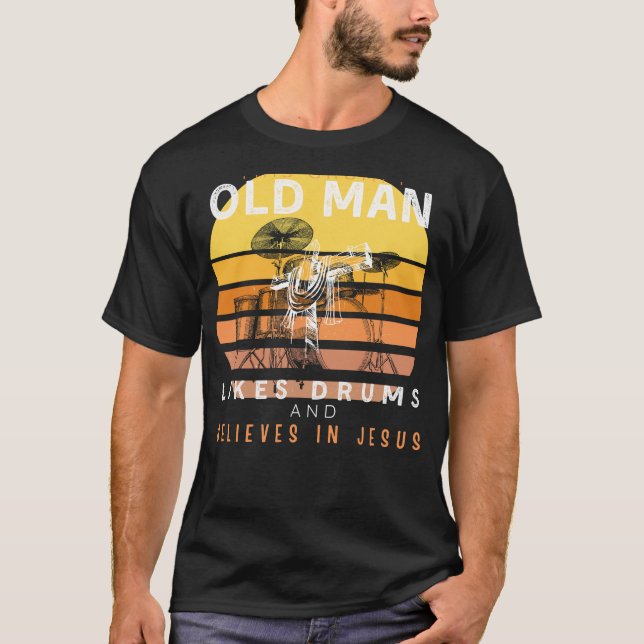 "Divine Beats: Grumpy Old Mans Jesus Groove with D T Shirt (Framsida)