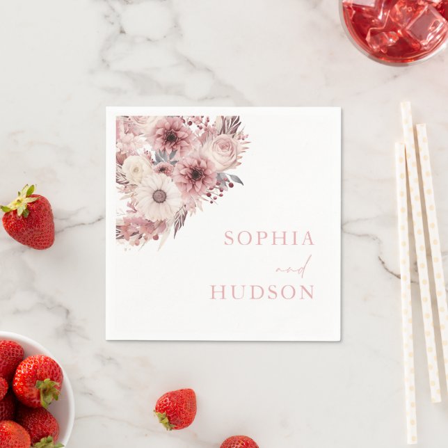 Divine Boho  & Ro Bröllop Pappersservett (Insitu)