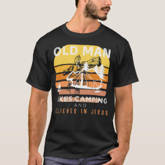 Divine Campers Solace: Grumpy Old Mans Jesus Adven T Shirt