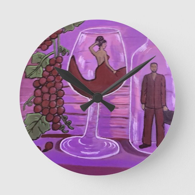 Divine Connection Clo Rund Klocka (Framsida)