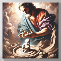 Divine Creation Wrapped Canvas - Skal och Stick