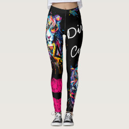 Divine Culture Big Cat Graphic Legging