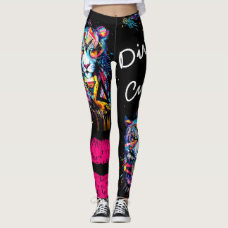 Divine Culture Big Cat Graphic Legging