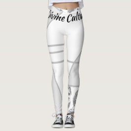 Divine Culture Big Kisses Grått Bliss Leggings