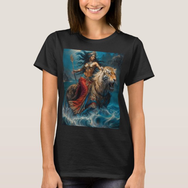 Divine Druga Goddess T Shirt (Framsida)