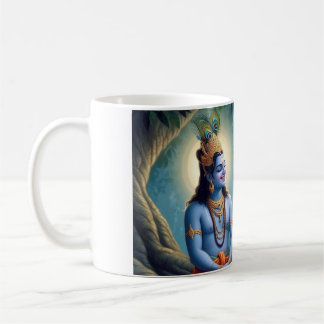 Divine Duo: Mahadev och Shrikrishna Masterpiec Kaffemugg