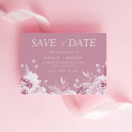 Divine Dusty Pink Rose Wedding Spara Datumet