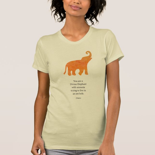 Divine Elephant Tee Shirt (Framsida)