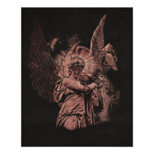 Divine Error - Techno-Goth Streetwear Design Fototryck