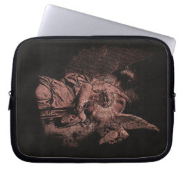Divine Error - Techno-Goth Streetwear Design Laptop Fodral