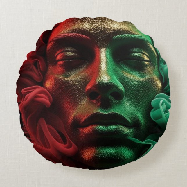 Divine Essence Rund Kudde (Framsidan)