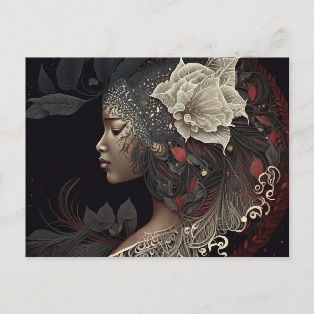 DIVINE FEMININE #2 POSTCARD VYKORT (Framsida)