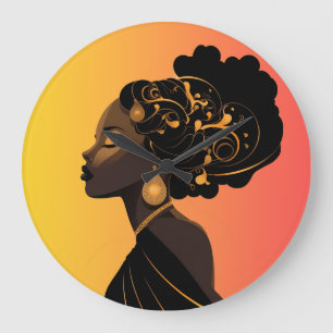 DIVINE FEMININE #3 CLOCK STOR KLOCKA