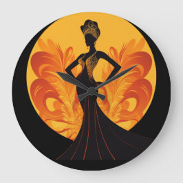 DIVINE FEMININE #4 CLOCK STOR KLOCKA