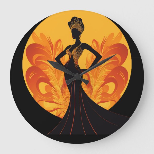 DIVINE FEMININE #4 CLOCK STOR KLOCKA (Framsida)