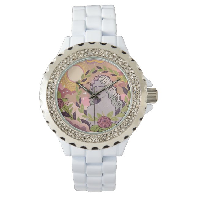 Divine Feminine Art Armbandsur (Framsida)