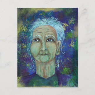 Divine Feminine Auntie Ebb Vykort