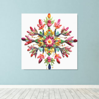 Divine Feminine Blommigt Energy A Gift of Beauty Canvastryck