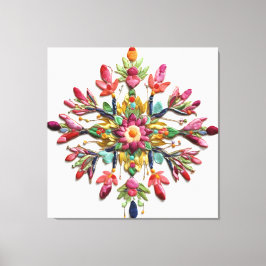 Divine Feminine Blommigt Energy A Gift of Beauty Canvastryck