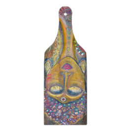 Divine Feminine Buddha glass cutting board