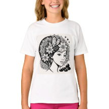 Divine Feminine Mandala Art Blommigt Crystal Godde