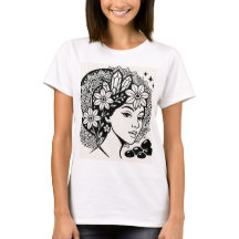 Divine Feminine Mandala Art Blommigt Crystal Godde