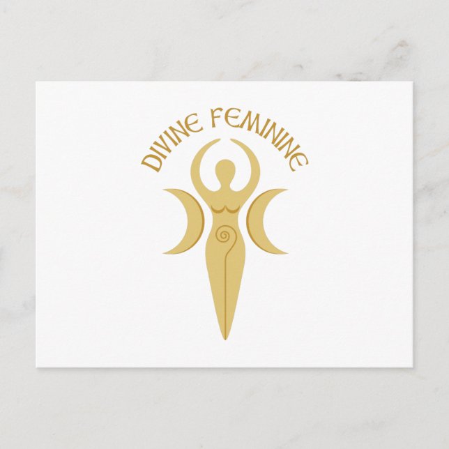 Divine Feminine Vykort (Framsida)