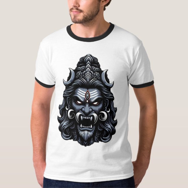Divine Fury: Ascendant Shiva T Shirt (Framsida)