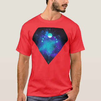 Divine Geometry Måne Phases Spirituality T Shirt