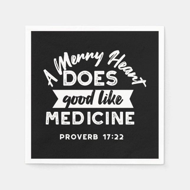 Divine Gratitude - "Tack gode Gud för denna gåva Pappersservett (Framsidan)