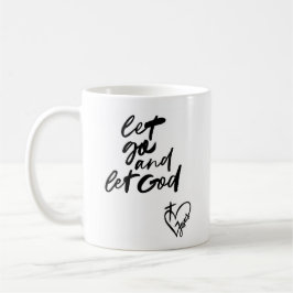 "Divine Guidance: Let Go and Let God Coffee" Kaffemugg
