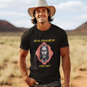 Divine Guidance: Seek, Lyssna, Obey T Shirt