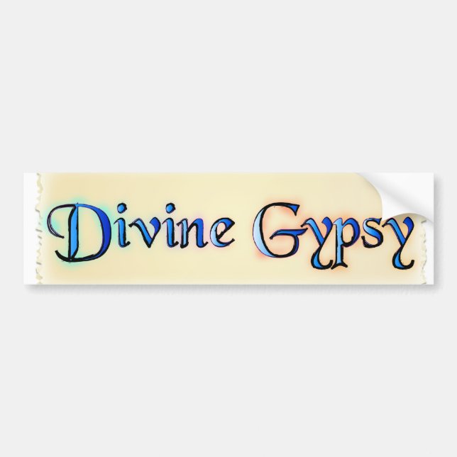 Divine Gypsy Bildekal (Framsidan)