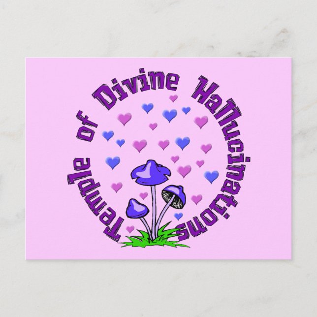 Divine Hallucination Temple Vykort (Framsida)