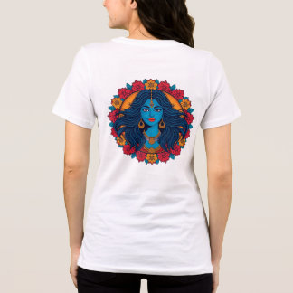 Divine Hindu Goddess Kali Mandala Art - Powerful   T Shirt