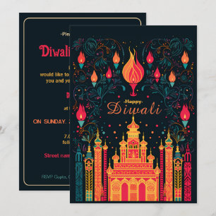 Divine Illumination: A Diwali Firande Inbjudningar