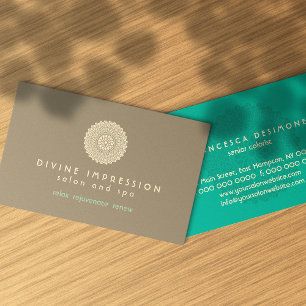 Divine Impression Blue 2 Visitkort